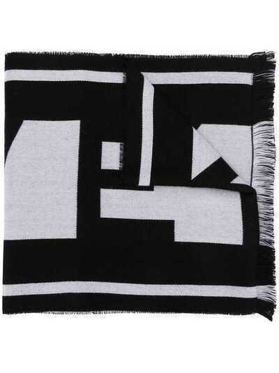Givenchy шарф с логотипом вязки интарсия BP001DP026