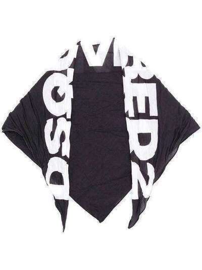 Dsquared2 шейный платок с контрастным логотипом FUM001708CS0346