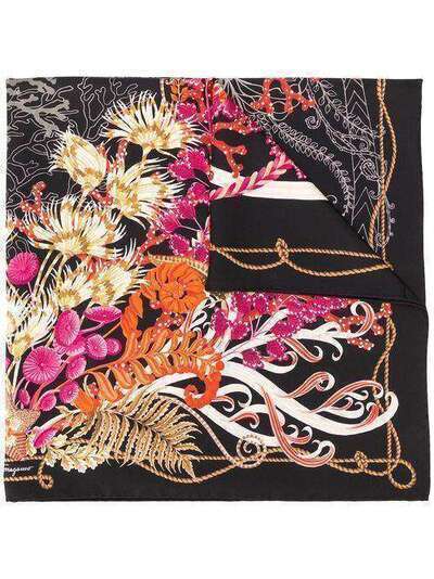 Salvatore Ferragamo платок с цветочным принтом 726966