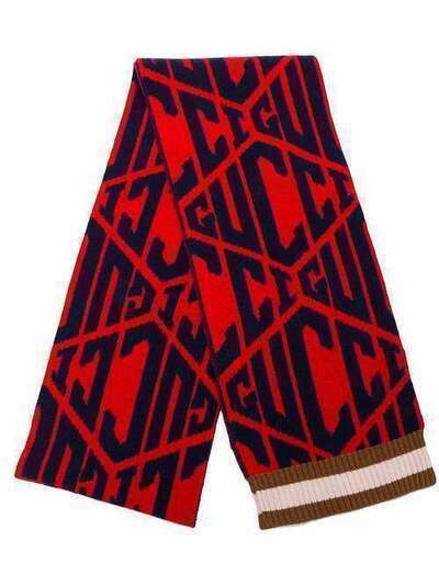 Gucci шарф с принтом логотипа 5256254G394