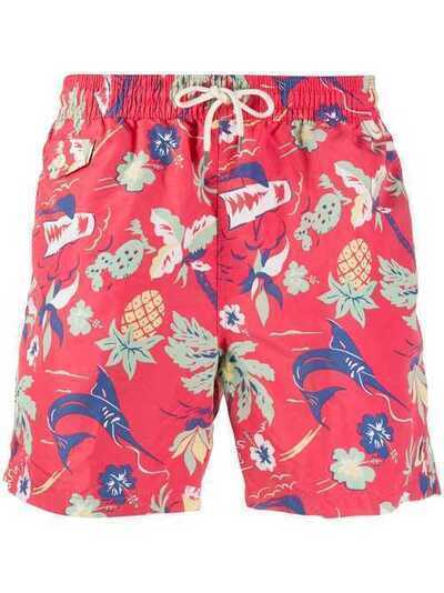Polo Ralph Lauren плавки-шорты с принтом 710685945