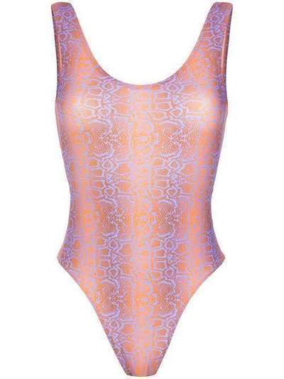 Amir Slama python print swimsuit 9863