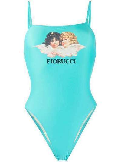 Fiorucci купальник Angels с графичным принтом W03WANS1BL