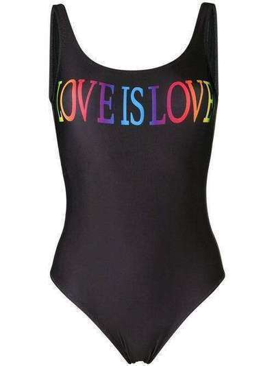 Alberta Ferretti купальник с принтом 'Love Is Love' J42030191