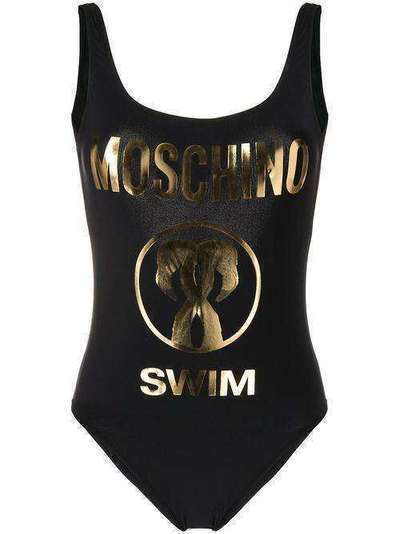 Moschino купальник с логотипом V81155169