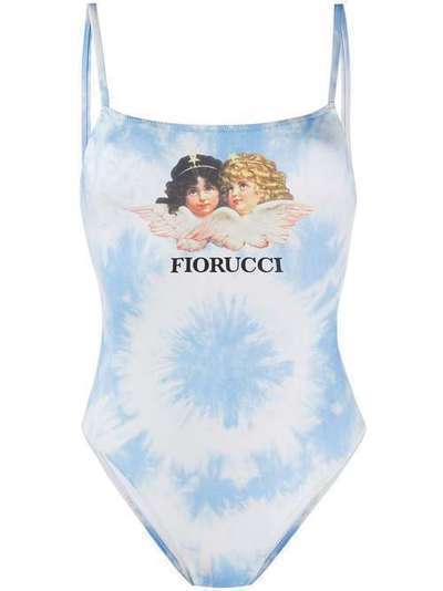 Fiorucci купальник Angels с принтом тай-дай W03WANS1LBL