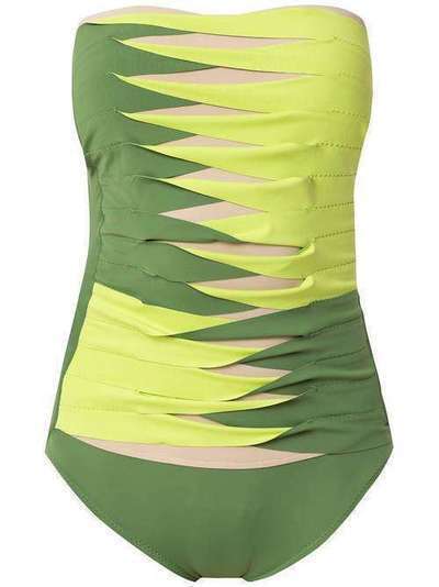 Amir Slama sleeveless printed swimsuit 810542