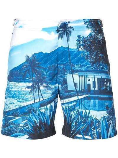 Orlebar Brown пляжные шорты с принтом 268977
