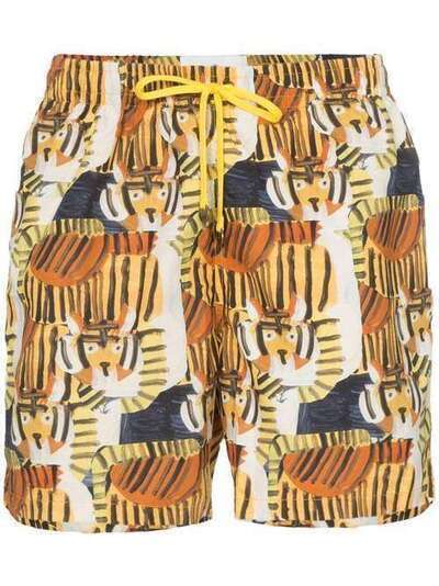 Timo Trunks пляжные шорты с принтом LONGPREPTIGER