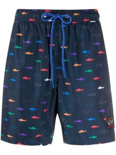Paul & Shark плавки-шорты Mini Logo Print E20P5035