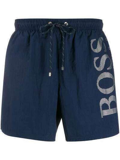 BOSS плавки-шорты с логотипом 50420875