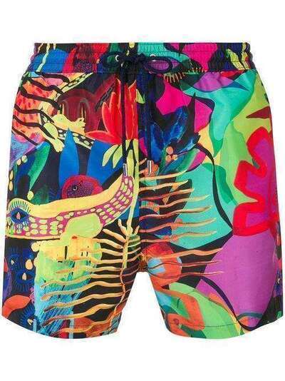 Paul Smith плавательные шорты с тропическим принтом M1A239PA4039647