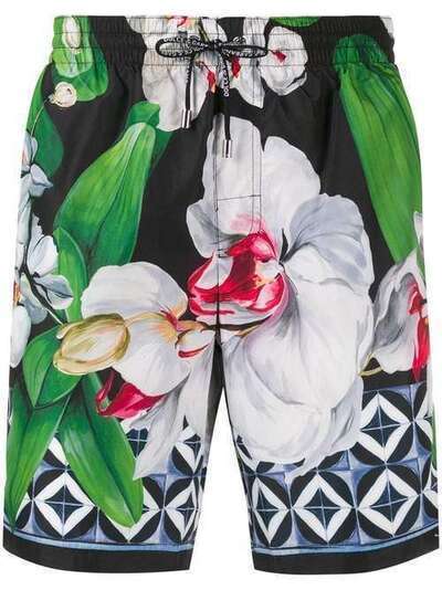 Dolce & Gabbana плавки-шорты с цветочным принтом M4A13THHMOQ