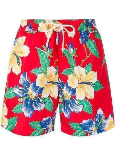 Polo Ralph Lauren плавки-шорты с цветочным принтом 710787084