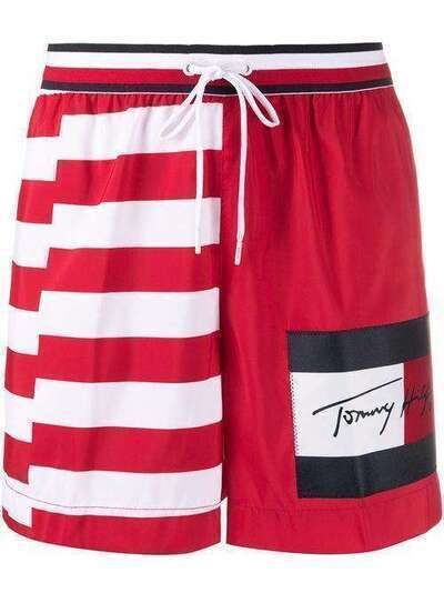 Tommy Hilfiger плавки-шорты с полосками UM0UM01718