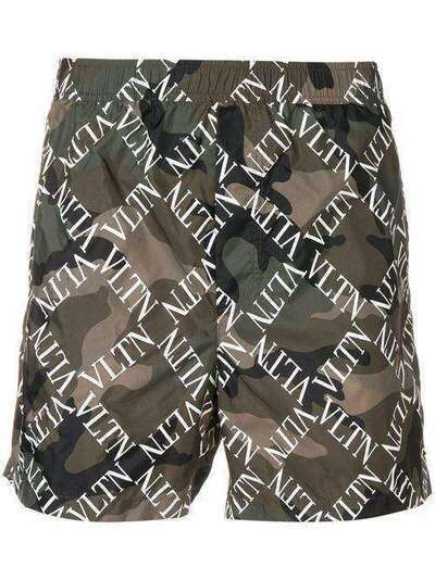 Valentino камуфляжные шорты для плавания с логотипом VLTN RV0UH028JFG