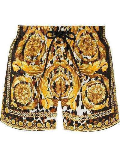 Versace плавки-шорты с принтом Wild Baroque ABU08028A232997