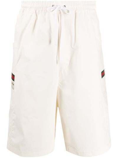 Gucci плавки-шорты с нашивкой-логотипом 604172XDAX3