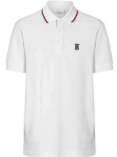 Burberry рубашка-поло с полосками Icon Stripe 8017004