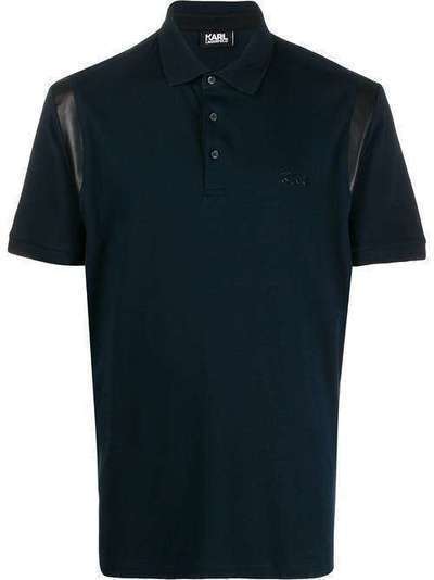 Karl Lagerfeld рубашка-поло с логотипом 7550240592222