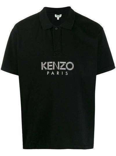 Kenzo рубашка-поло с логотипом F965SPO0384BD99
