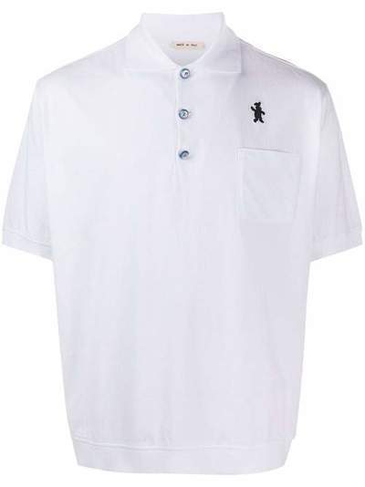 Marni рубашка поло с вышитым логотипом POMU0022L0S2276