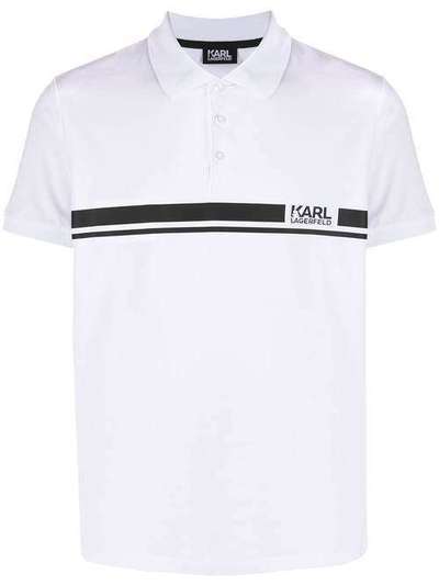 Karl Lagerfeld рубашка-поло с логотипом 7550210501221