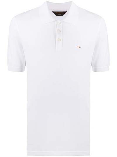 Ermenegildo Zegna XXX рубашка-поло с вышитым логотипом C7C96C32