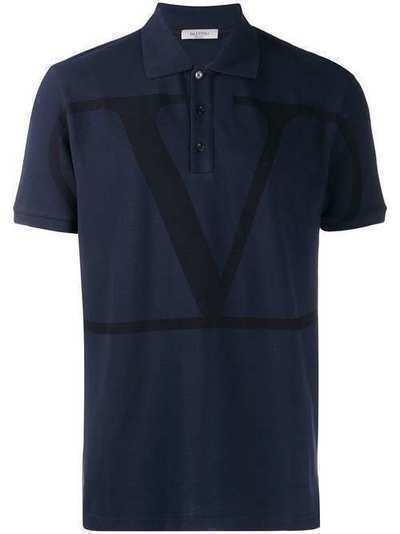 Valentino рубашка-поло с логотипом SV3MH00R5F9