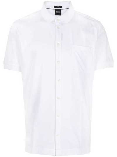 BOSS рубашка-поло с нагрудным карманом 50423901