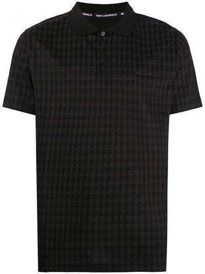 Karl Lagerfeld рубашка-поло с принтом 755006501202