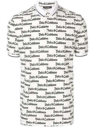 Dolce & Gabbana рубашка-поло с логотипом G8HU6TFS762