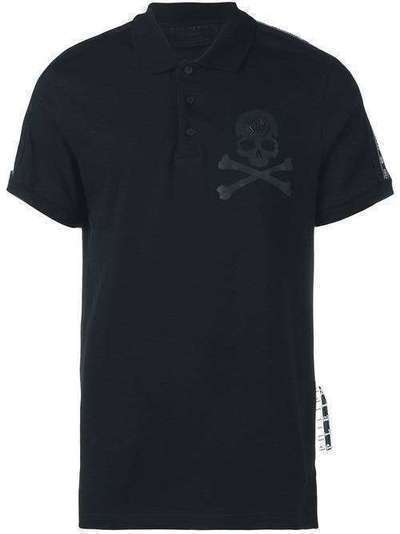 Philipp Plein рубашка-поло с логотипом Skull P19CMTK3327PJY002N