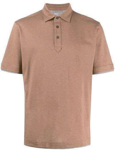 Eleventy рубашка-поло с короткими рукавами A75POLA04TES0A121
