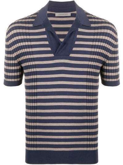 Corneliani полосатая рубашка-поло 85M5630125155
