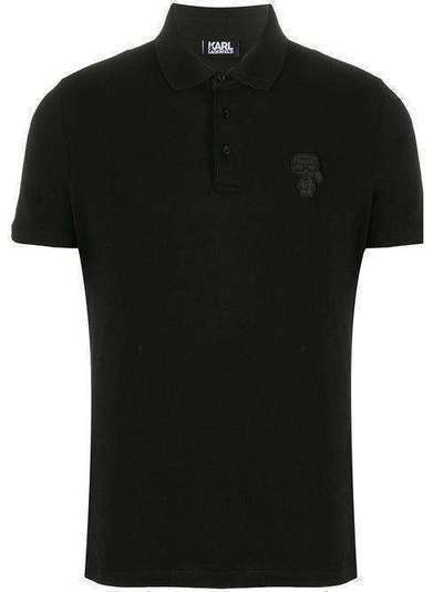 Karl Lagerfeld рубашка-поло Ikonik с короткими рукавами 7550330501223