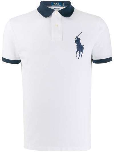 Polo Ralph Lauren рубашка-поло с вышивкой Pony 710766855003
