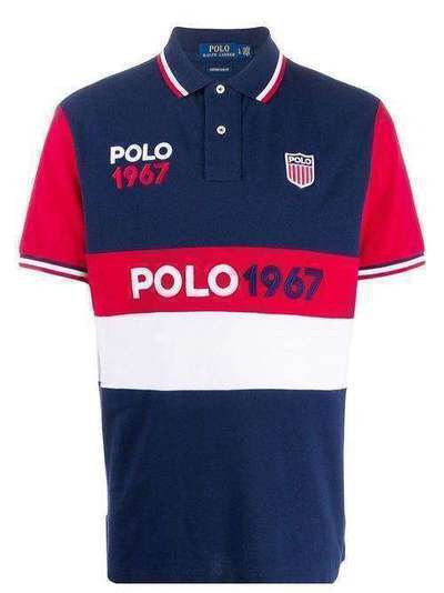 Polo Ralph Lauren рубашка-поло в стиле колор-блок 710784016