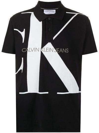 Calvin Klein Jeans рубашка-поло с логотипом J30J315358