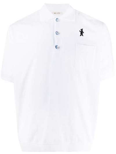 Marni рубашка-поло с нашивкой-логотипом POMU00022L0S22763