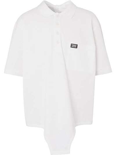 Burberry деконструированная рубашка-поло 4563743