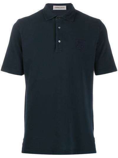 Corneliani рубашка-поло с вышитым логотипом 84G5899825069001
