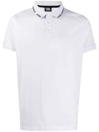 Karl Lagerfeld рубашка-поло с логотипом 7550040501200