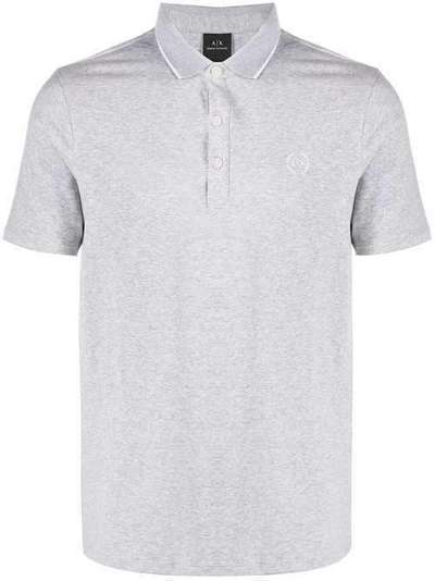 Armani Exchange рубашка-поло с короткими рукавами и логотипом 8NZF70Z8M9Z