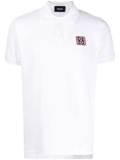 Dsquared2 рубашка-поло с нашивкой-логотипом S74GL0035S22743
