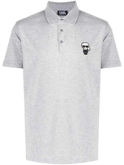 Karl Lagerfeld рубашка-поло Ikonik с короткими рукавами 7550320501221