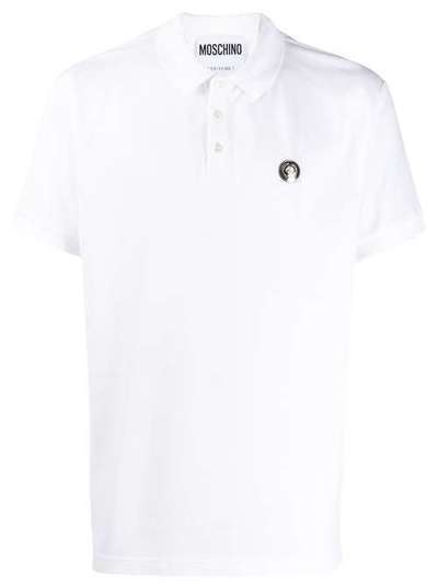 Moschino рубашка-поло с логотипом A12072042