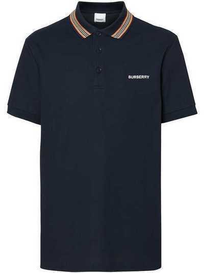 Burberry рубашка-поло с полосками Icon Stripe 8010039