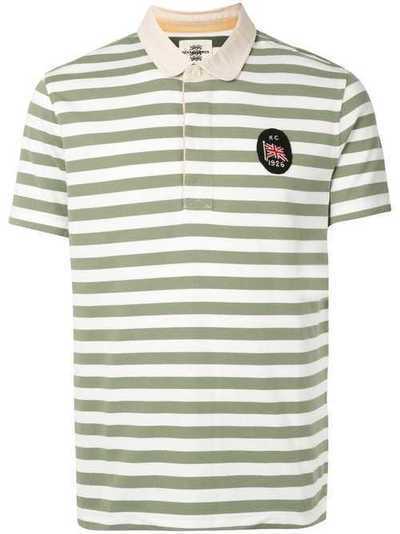 Kent & Curwen полосатая рубашка-поло с вышитым логотипом K37M0TM01044