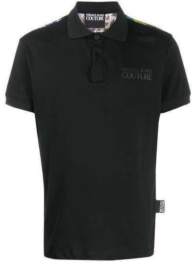 Versace Jeans Couture рубашка-поло с принтом B3GVA7KE30324